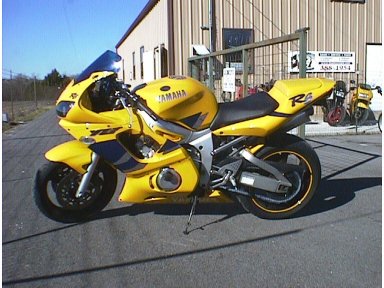Yamaha R6 Custom Yellow with TapeWorks Kit